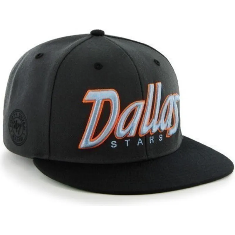 cappelli-piatta-nero-snapback-de-letras-dei-dallas-stars-nhl-di-47-brand cappelli-piatta-nero-snapback-de-letras-dei-dallas-stars-nhl-di-47-brand
