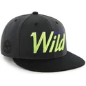 cappello-snapback-piatto-nero-con-logo-a-lettere-minnesota-wild-nhl-di-47-brand