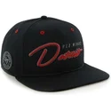 cappello-snapback-nero-a-visiera-piatta-con-logo-a-lettere-dei-detroit-red-wings-nhl-di-47-brand