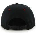 cappello-snapback-nero-a-visiera-piatta-con-logo-a-lettere-dei-detroit-red-wings-nhl-di-47-brand