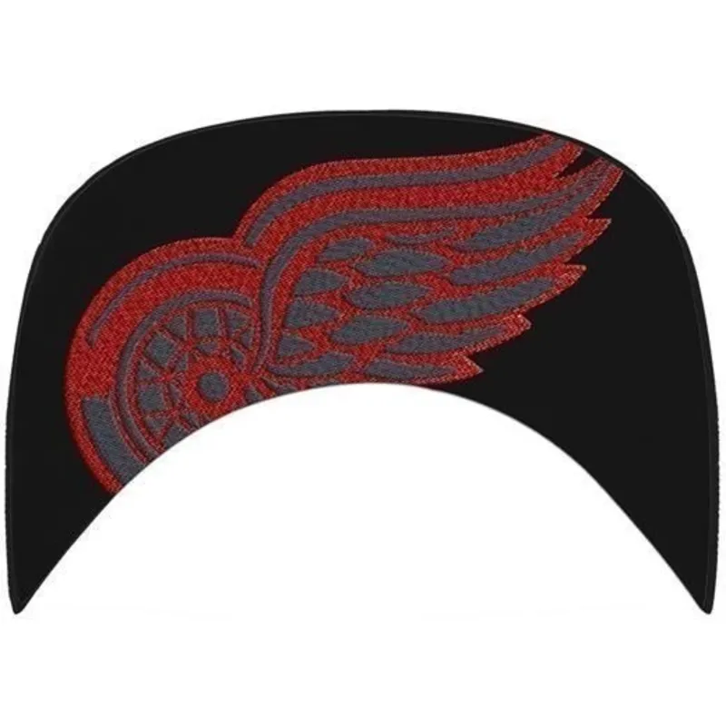 cappelli-piatta-nero-snapback-de-letras-dei-detroit-red-wings-nhl-di-47-brand