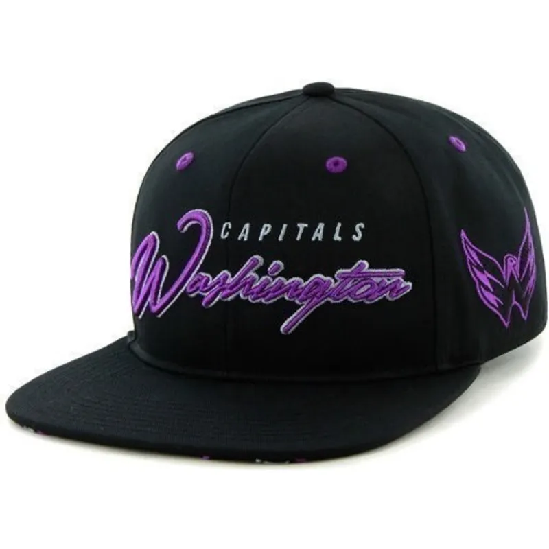 cappelli-piatta-nero-snapback-de-letras-dei-washington-capitals-nhl-di-47-brand