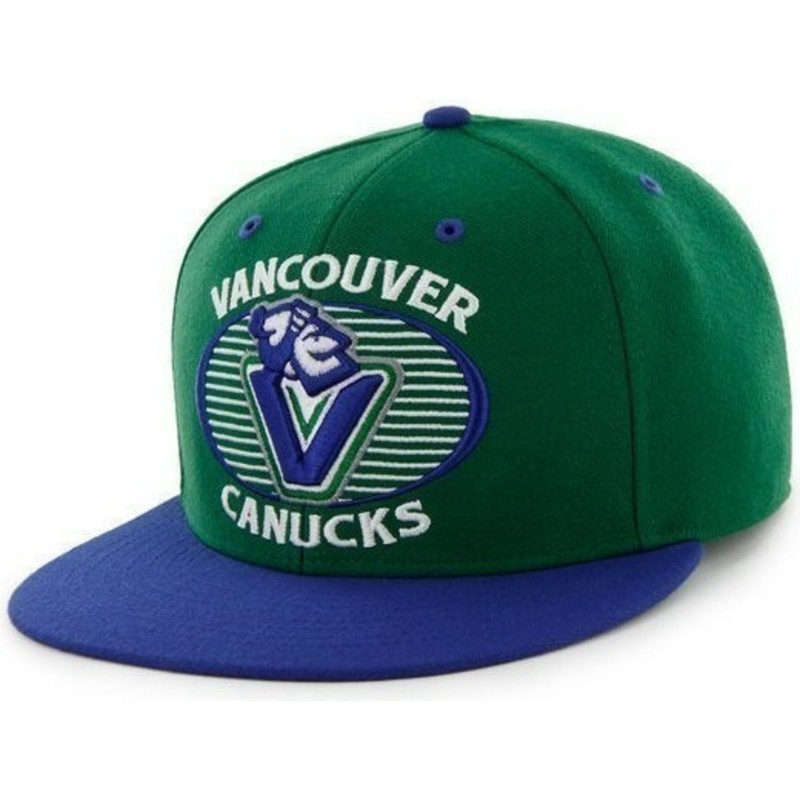 cappellino-visiera-piatta-verde-e-blu-snapback-di-vancouver-canucks-nhl-di-47-brand
