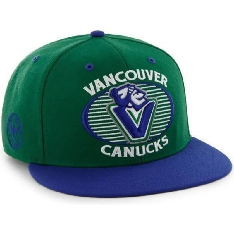 cappelli-piatta-verde-snapback-dei-vancouver-canucks-nhl-di-47-brand