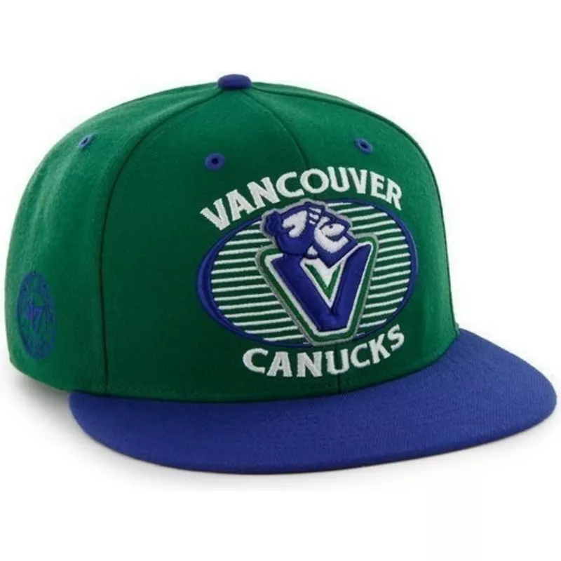 cappellino-visiera-piatta-verde-e-blu-snapback-di-vancouver-canucks-nhl-di-47-brand