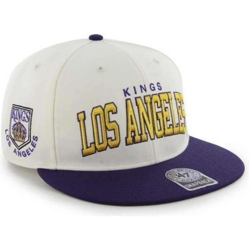 cappellino-visiera-piatta-bianco-e-blu-snapback-di-los-angeles-kings-nhl-di-47-brand