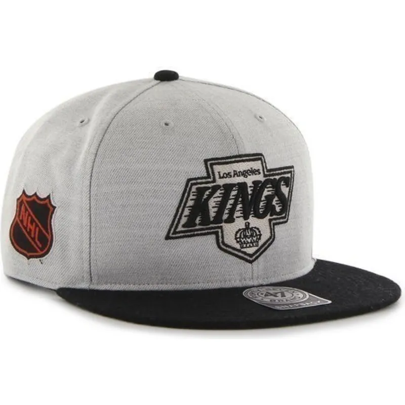 cappelli-piatta-grigio-snapback-dei-los-angeles-kings-nhl-di-47-brand