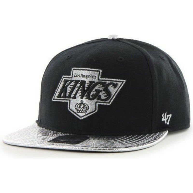 cappellino-visiera-piatta-nero-snapback-di-los-angeles-kings-nhl-di-47-brand