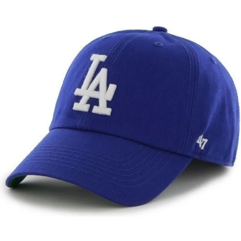 cappelli-curva-blu-cinghia-regolabile-dei-los-angeles-dodgers-mlb-di-47-brand