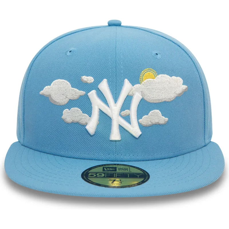 cappelli-piatta-blu-regolato-59fifty-cloud-dei-new-york-yankees-mlb-di-new-era