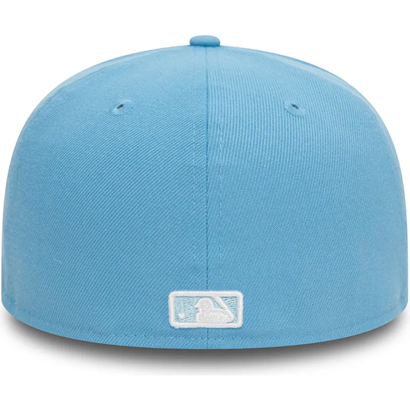 cappello-piatto-blu-chiuso-59fifty-cloud-dei-new-york-yankees-mlb-di-new-era