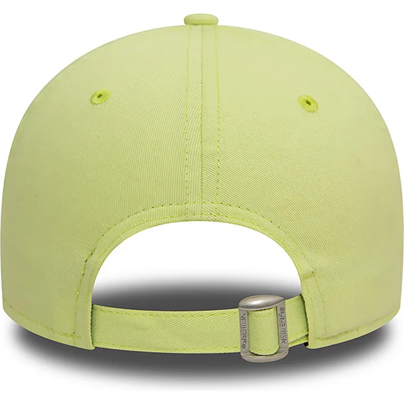 cappellino-con-visiera-curva-verde-chiaro-regolabile-con-logo-verde-9forty-league-essential-dei-los-angeles-dodgers-mlb-di-new-e