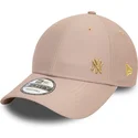 cappelli-curva-beige-cinghia-regolabile-dorado-9forty-flawless-dei-new-york-yankees-mlb-di-new-era
