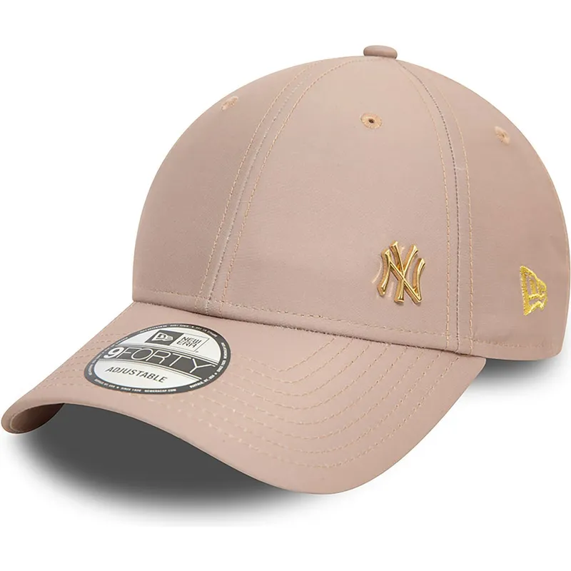 cappelli-curva-beige-cinghia-regolabile-dorado-9forty-flawless-dei-new-york-yankees-mlb-di-new-era