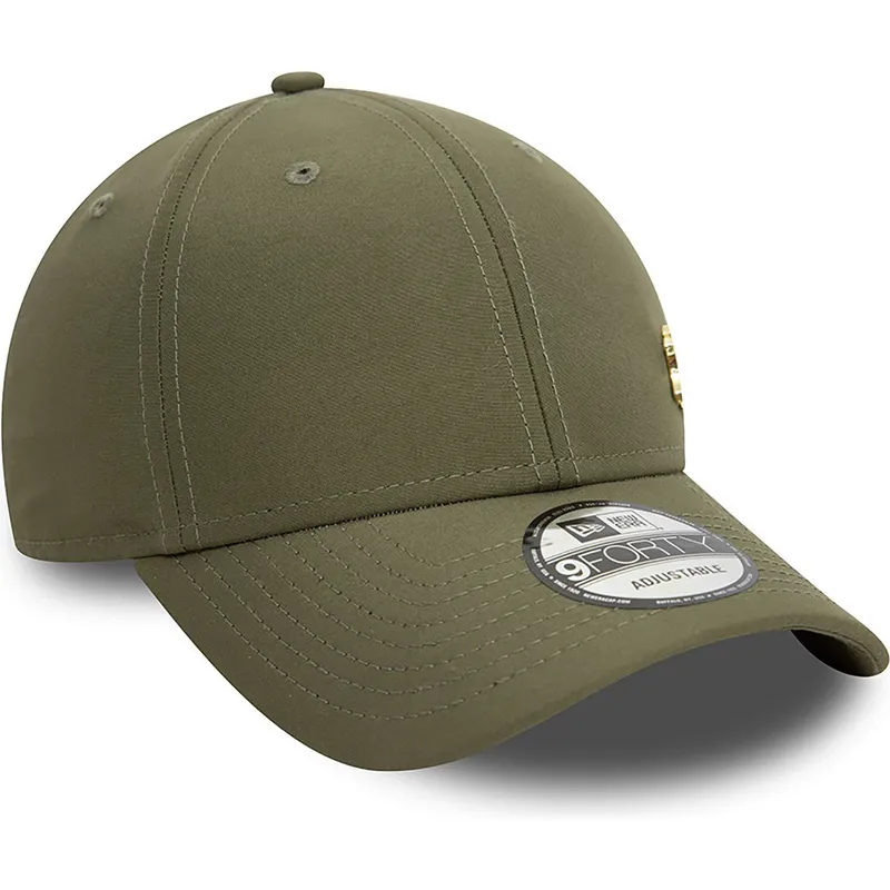 cappelli-curva-verde-cinghia-regolabile-dorado-9forty-flawless-dei-new-york-yankees-mlb-di-new-era