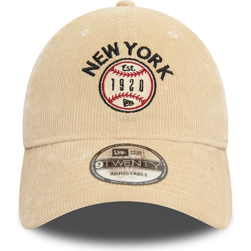 cappelli-curva-beige-cinghia-regolabile-the-empire-state-9twenty-cord-dei-new-york-ciudades-y-playas-di-new-era