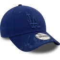 cappelli-curva-blu-cinghia-regolabile-9forty-flame-dei-los-angeles-dodgers-mlb-di-new-era