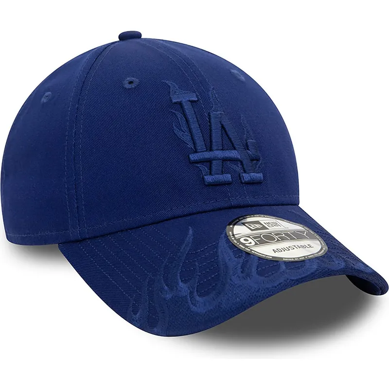 cappelli-curva-blu-cinghia-regolabile-9forty-flame-dei-los-angeles-dodgers-mlb-di-new-era cappelli-curva-blu-cinghia-regolabile-9forty-flame-dei-los-angeles-dodgers-mlb-di-new-era