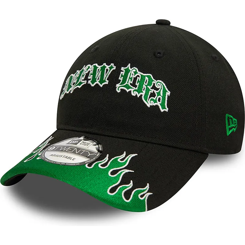 cappelli-curva-nero-cinghia-regolabile-9twenty-di-new-era