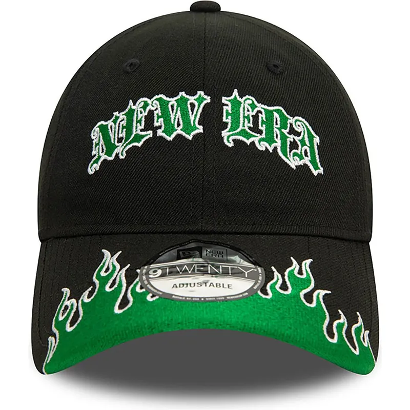 cappelli-curva-nero-cinghia-regolabile-9twenty-di-new-era