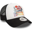 cappelli-curva-nero-snapback-bugs-bunny-and-his-friends-a-frame-dei-looney-tunes-di-new-era
