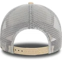 cappelli-curva-beige-snapback-a-frame-license-plate-dei-miami-ciudades-y-playas-di-new-era