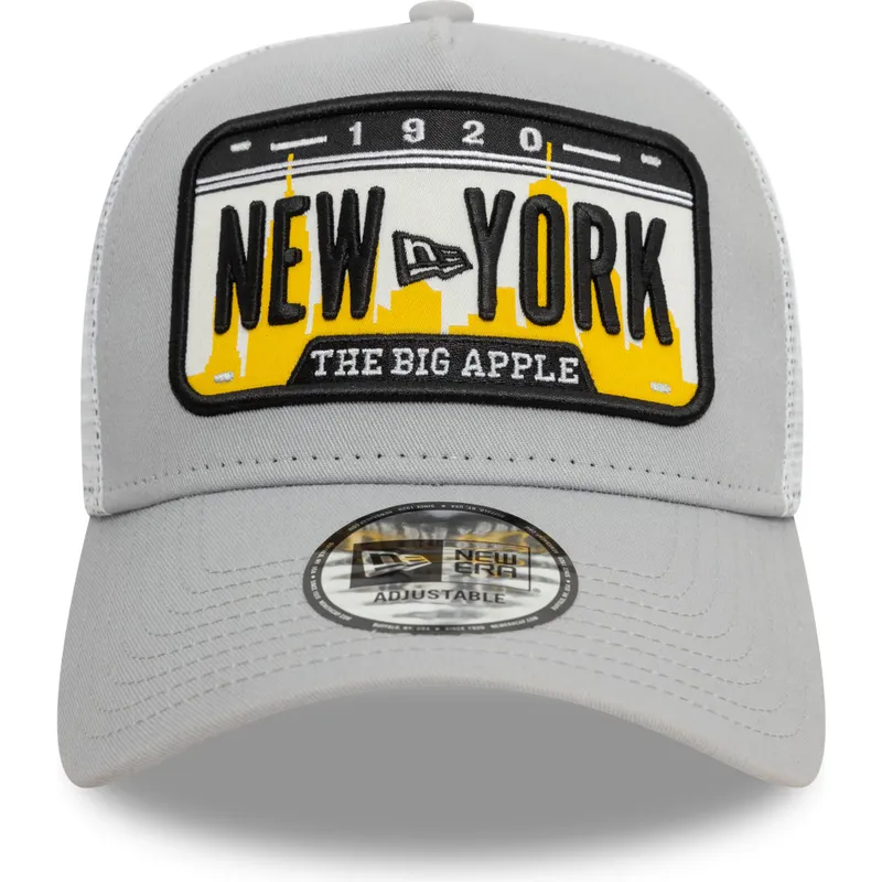 cappelli-curva-grigio-snapback-a-frame-license-plate-dei-new-york-ciudades-y-playas-di-new-era cappelli-curva-grigio-snapback-a-frame-license-plate-dei-new-york-ciudades-y-playas-di-new-era