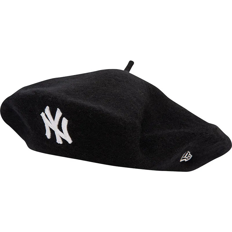 basco-nero-da-donna-wool-beret-dei-new-york-yankees-mlb-di-new-era