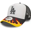 cappellino-trucker-bianco-e-grigio-a-frame-flame-los-angeles-dodgers-mlb-di-new-era