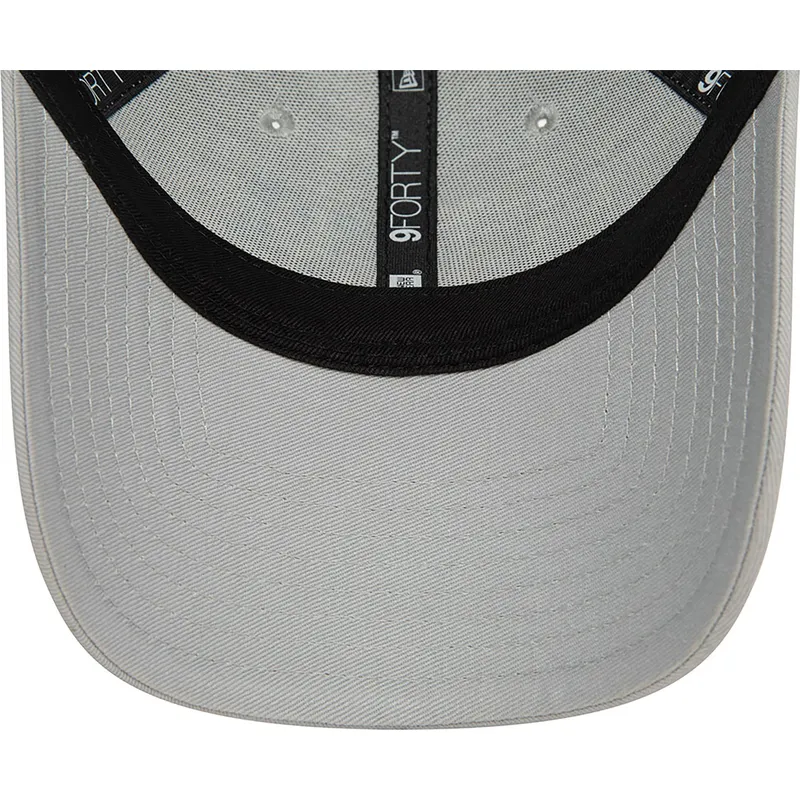 cappelli-curva-grigio-cinghia-regolabile-9forty-flower-icon-dei-los-angeles-dodgers-mlb-di-new-era