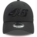 cappellino-curvo-nero-regolabile-con-logo-nero-9forty-geo-undervisor-print-di-valentino-rossi-vr46-motogp-di-new-era