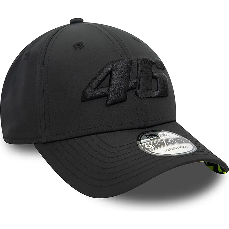 cappelli-curva-nero-cinghia-regolabile-9forty-geo-undervisor-print-dei-valentino-rossi-vr46-motogp-di-new-era cappelli-curva-nero-cinghia-regolabile-9forty-geo-undervisor-print-dei-valentino-rossi-vr46-motogp-di-new-era