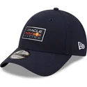 cappellino-visiera-curva-blu-marino-regolabile-9forty-repreve-graphic-di-red-bull-racing-formula-1-di-new-era