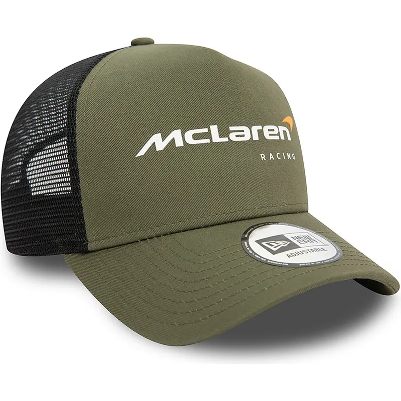 cappelli-curva-verde-snapback-a-frame-seasonal-dei-mclaren-racing-formula-1-di-new-era