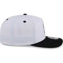cappellino-curvo-bianco-e-nero-snapback-golfer-con-logo-cromato-new-york-yankees-mlb-di-new-era