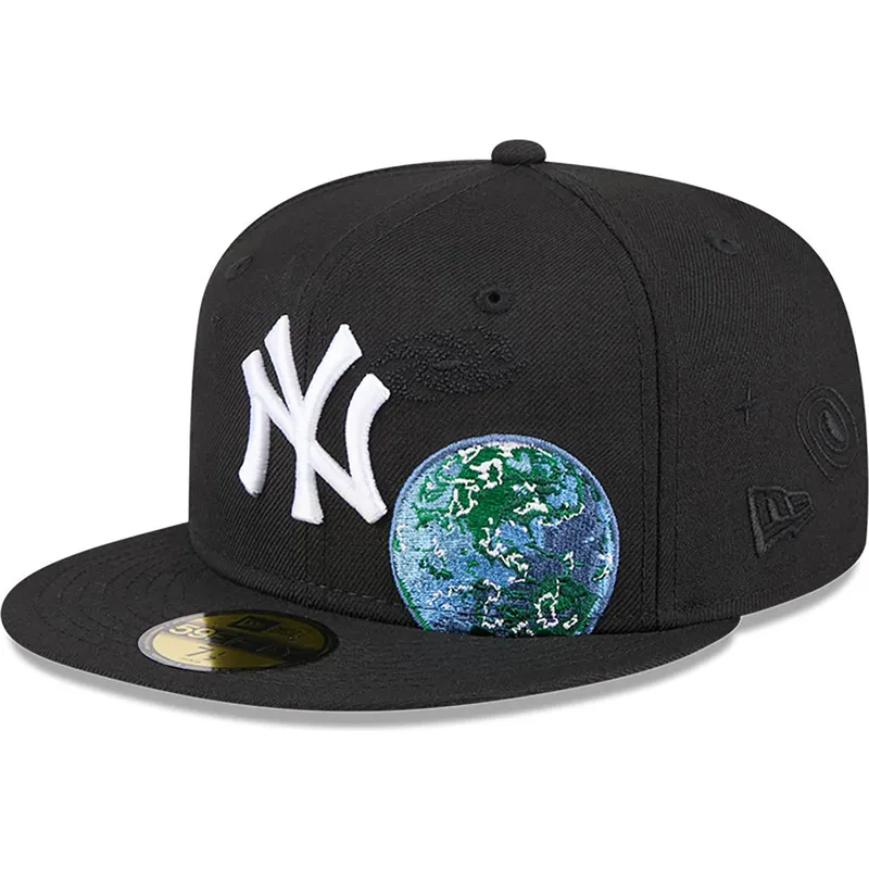 cappelli-piatta-nero-regolato-59fifty-global-dei-new-york-yankees-mlb-di-new-era