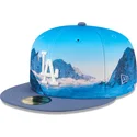 cappelli-piatta-blu-regolato-59fifty-photoreal-dei-los-angeles-dodgers-mlb-di-new-era