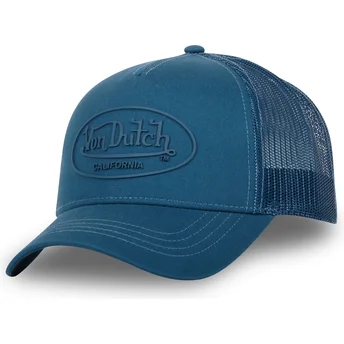 Gorra trucker blu LOG04 di Von Dutch