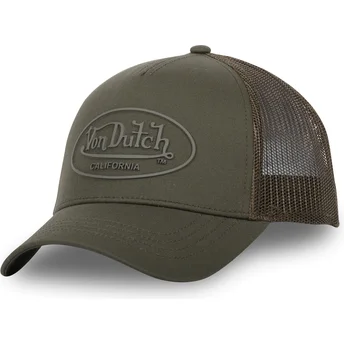 Von Dutch LOG07 Green Trucker Hat