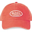 cappello-arancione-con-visiera-curva-regolabile-log-fla-di-von-dutch