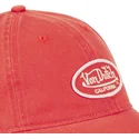 cappello-arancione-con-visiera-curva-regolabile-log-fla-di-von-dutch