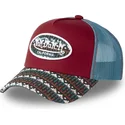 cappellino-trucker-rosso-e-blu-eth03-di-von-dutch