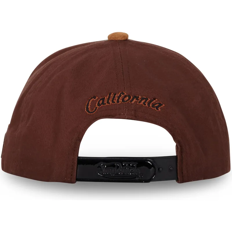 cappellino-curvo-nero-e-marrone-snapback-vint03-di-von-dutch