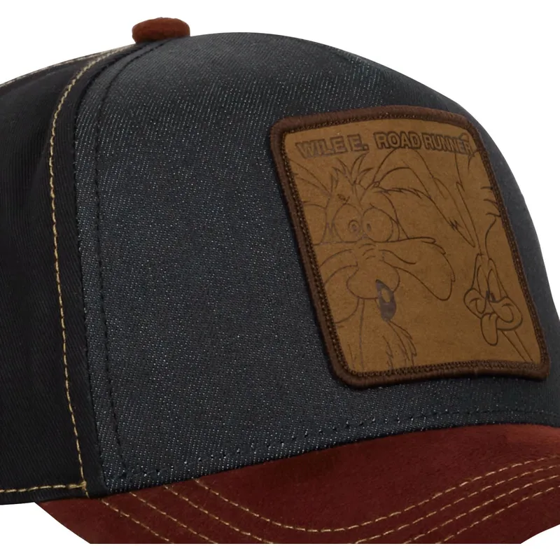 cappellino-curvo-multicolore-snapback-coyote-e-beep-beep-loo10-wrr-looney-tunes-di-capslab