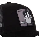 capslab-daffy-duck-loo10-duc-looney-tunes-black-trucker-hat