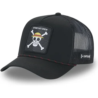 Capslab Straw Hat Pirates OP4 SKU One Piece Black Trucker...