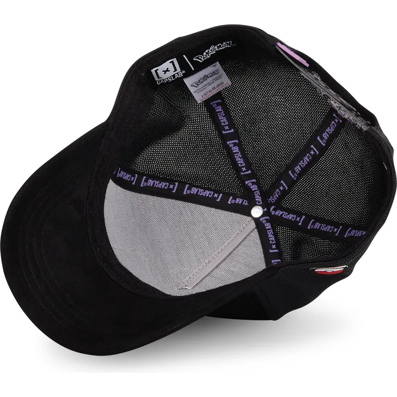 cappello-trucker-nero-mewtwo-pmk5-mew-pokemon-di-capslab