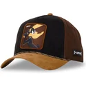cappello-trucker-nero-e-marrone-daffy-duck-loo10-daf-looney-tunes-di-capslab
