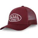 cappellino-trucker-rosso-regolabile-lof-b11-di-von-dutch