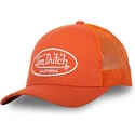 von-dutch-lof-b12-orange-adjustable-trucker-hat